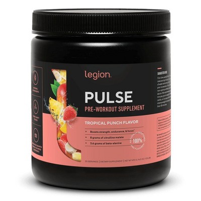Pulse Pre-Workout Supplement Naturally Sweetened And Flavored