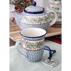 Blue Rose Polish Pottery 826 Ceramika Artystyczna Large Coffee Mug - 2 of 2