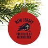 New Jersey Institute of Technology Highlanders Logo Wood Christmas Tree Holiday Ornament - 4 of 4