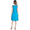 Maternity A-Line Slim Fit and Flare Dress - 24seven Comfort Apparel™ - 3 of 4