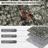 Vintage Distressed Area Rug for Living Room, Non-Slip Non-Shedding Washable Accent Rugs - 3 of 4
