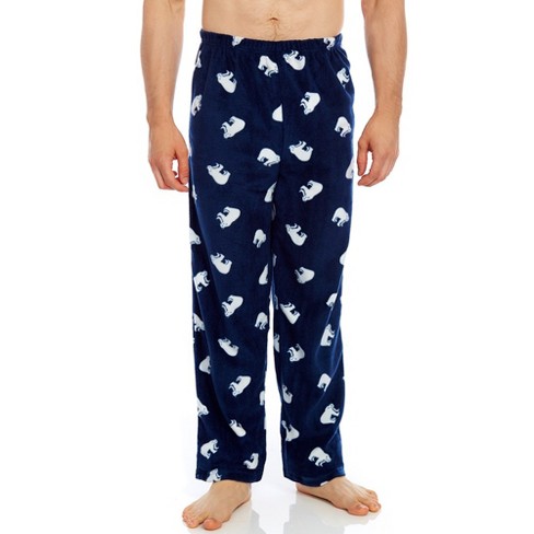 Leveret Mens Fleece Christmas Pants Polar Bear M : Target