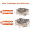 JOEJOY Rectangle Dog Bed,Sleeping Sofa Non-Slip Bottom Breathable Soft Puppy Bed Durable Orthopedic Calming Pet Cuddler - 2 of 4