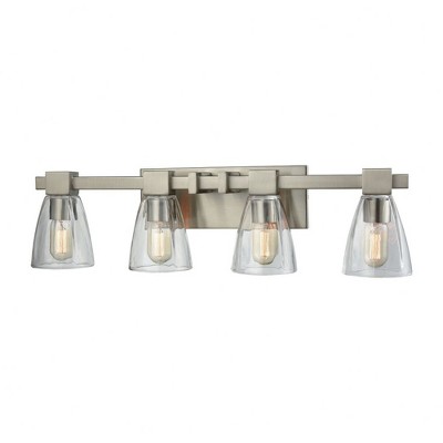 Elk Home Crispin Bottom 4 - Light Vanity in  Satin Nickel