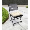 18" x 18" Outdoor Dining Seat Pad - Jordan Manufacturing - 2 of 3