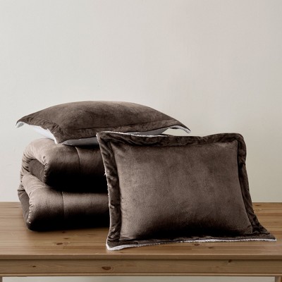 Swift Home | Reversible Micromink and Faux Shearling 3-Piece Fall/Winter Comforter Set