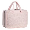 Travel Makeup Bag for Women Hanging Toiletry Bag Cosmetic Bag Organizer Accessories Kit Pink - 2 of 4