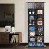 VEVOR Media Storage Cabinet, 8-layer DVD Shelf Holds up to 464 CDs, Adjustable CD Shelves 16 Compartments, Protects & Organizes Music, Movie - 2 of 4