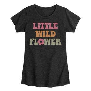Girls' - Instant Message - Little Wildflower Fitted Short Sleeve Graphic T-Shirt - 1 of 4