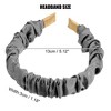 Unique Bargains Women's All Hair Solid Color Pleated Headband 1 Pc - 4 of 4