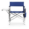 Picnic Time Outdoor Portable Sports Camp Chair with Table and Pockets - image 4 of 4