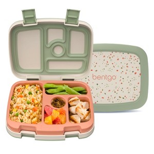 Bentgo Kids' Prints Durable and Leak-Proof Lunch Box - Geo Speckle - 1 of 4