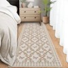 Washable Modern Butterfly Floral Rug Non Slip Low Pile Rug Soft Throw Floor Cover Foldable Indoor Carpet for Living Room Bedroom - 4 of 4