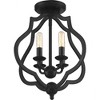 Quoizel Lighting O'Keefe 4 - Light Semi-Flush Mount in  Matte Black - 2 of 2