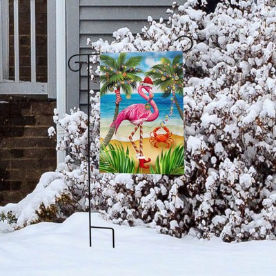 Briarwood Lane 'Sunset In Paradise' Summer Garden Flag – 12.5x18 Inch, Polyester, Multicolor