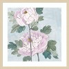 Amanti Art Striped Peonies IV by Melissa Wang Framed Wall Art Print - 4 of 4