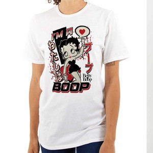 Kanji Style Retro Cartoon I'm a Boop Womens Graphic T Shirt Tees Brisco Brands - 1 of 3