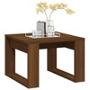 Clihome Modern Oak Side Table, Elegant Compact Square Accent Table for Living Room and Bedroom Decor - 3 of 4