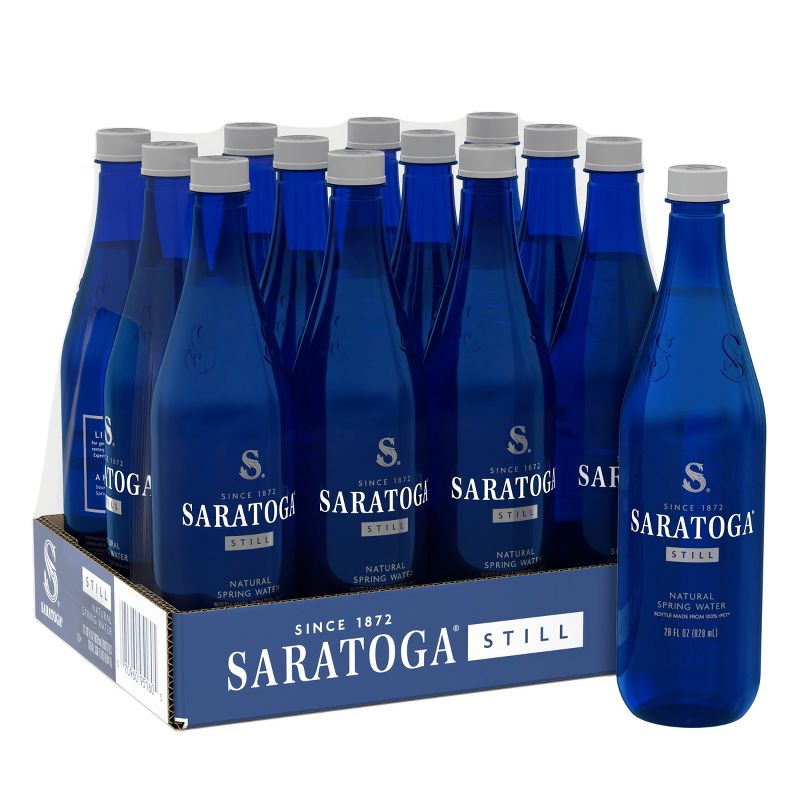 Saratoga Spring Water - 12pk/28 fl oz Bottles, 1 of 5