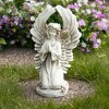 Northlight 15.25" Angel Kneeling in Prayer Outdoor Garden Statue - 2 of 4