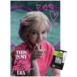 Trends International Wednesday: Season 2 (2025) - Enid Fun And Freedom Unframed Wall Poster Print Clear Push Pins Bundle 14.725" x 22.375" - 1 of 4