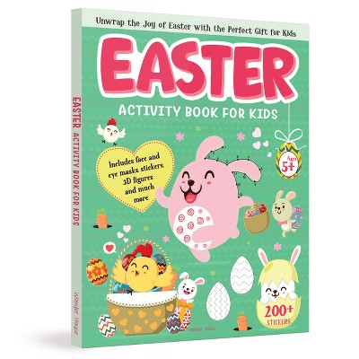 Easter Activity Book for Kids - (Board Book)