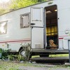 Camco Aluminum Deluxe Screen Door Grille Adjustable Up To 20 to 32 Inches Durable and Stylish Protection for Your Camper/RV, Black - 4 of 4
