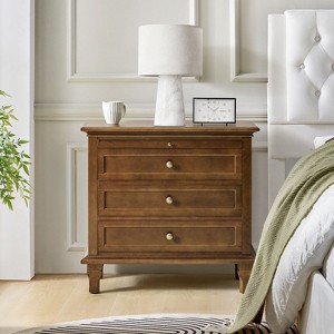 Giorgio 3 - Drawer Nightstand with  Built-In Outlets|HULALA HOME - 1 of 4