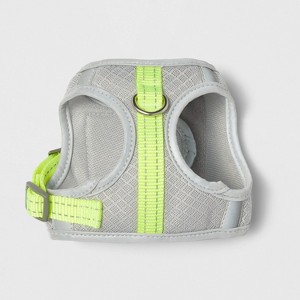 Reflective Basic Mesh Dog Harness - Gray - Boots & Barkley™ - 1 of 4