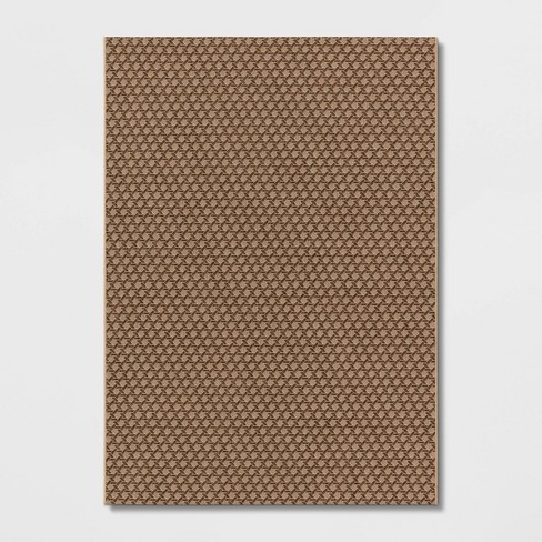 Outdoor Rug Micro Grid Black/beige - Threshold™ : Target