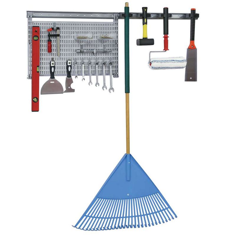 Allspace 23 Piece Garage Organizer Wall Storage System with Pegboard, Hooks and Hangers, 2 of 3