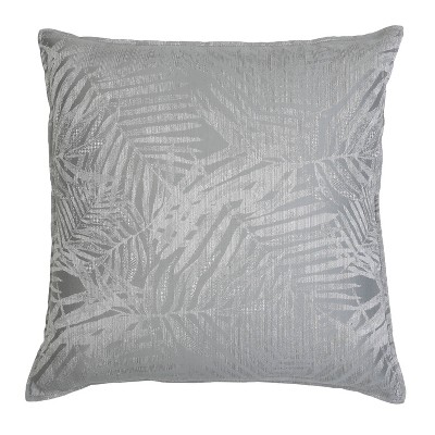 20"x20" Oversize Lynette Leaf Jacquard Square Throw Pillow - Decor Therapy