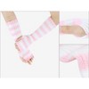 INSPIRE CHIC Women's Elastic Knit Winter Half Finger Thumb Hole Y2K Sleeves Gloves for Christmas Windproof 1 Pair - 3 of 4
