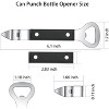 Can Punch Bottle Opener, Manual Stainless Steel Can Opener 1 Pack - 3 of 4