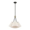 Livex Lighting Prato 3 - Light Chandelier in  Bronze/Antique Brass - 3 of 4