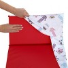 NoJo DreamWorks Gabby's Dollhouse Dream It Up Pink, Aqua, and Purple PJ's Preschool Nap Pad Sheet - 3 of 4