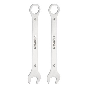 Unique Bargains 3Cr13 Stainless Steel Metric Thin Combination Wrenches 2 Pcs - 1 of 4