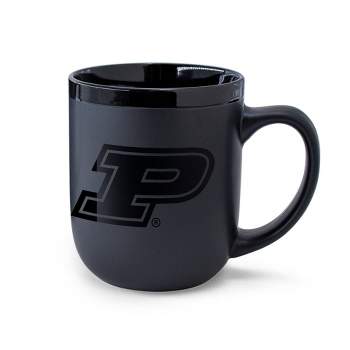 NCAA Purdue Boilermakers 12oz Ceramic Coffee Mug - Black