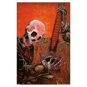 Trends International David Lozeau - El Guitarrista Framed Wall Poster Prints - 1 of 4
