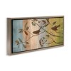 Stupell Industries Collaged Bird Nature Silhouette Floating Frame Canvas Art - 2 of 4