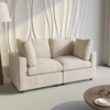 Cloud Sectional Couches for Living Room,67" Convertible Love Seat, 2 Seater Modular Sectional Sofa,Deep Seater Furniture Sets - 2 of 4