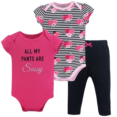 Buy Baby Girl Body Suit 3 To 6 Months Red Color online