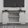 Farmhouse-Style TV Console with Storage and Barn Doors Modern Entertainment Center for 65-inch TVs Living Room - 2 of 4