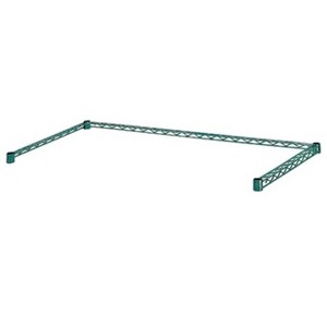 Quantum Storage Systems Wire Frame, 3-Sided, 36"W X 24"D, Green Epoxy Antimicrobial Finish, Nsf - 1 of 1