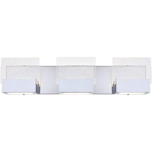 Elegant Lighting Pollux 3 light Chrome LED Wall Sconce - 1 of 4