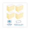 Boardwalk Scrubbing Sponge, Light Duty, 3.6 x 6.1, 0.7" Thick, Yellow/White, Individually Wrapped, 20/Carton - image 4 of 4