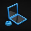 Unique Bargains Transparent PE Material Modern Elegant Floating Frame Display Holder Stand 4 Pcs - 4 of 4