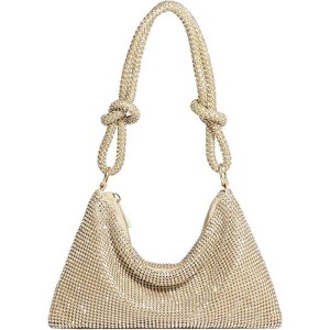 Generic Rhinestone Purse for Women Evening Bag Glitter Sparkly Mini Handbags - 1 of 4