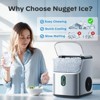Nugget Ice Maker, Pebble Ice, 35 lbs/Day, Self-Cleaning, Compact, LED Indicator, Ideal for Home, RV, Office - 2 of 4
