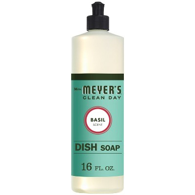 Mrs. Meyer's Clean Day Basil Scent Liquid Dish Soap - 16oz